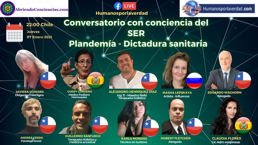 Conversatorio I - con conciencia del SER - Plandemia dictadura sanitaria