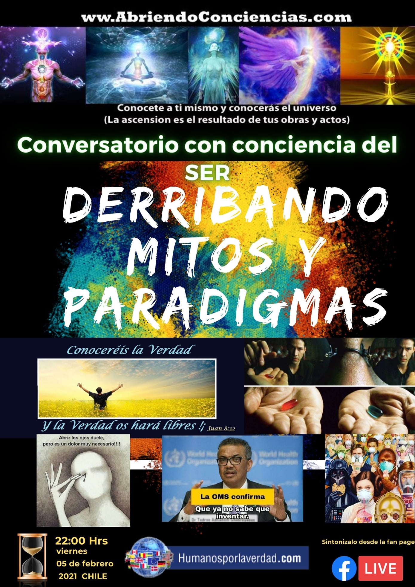 Conversatorio II con conciencia del SER - Derribando mitos y paradigmas